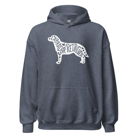 Labrador Retriever | Silhouette | Unisex Heavy Blend Hoodie