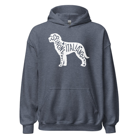 Spinone Italiano | Silhouette | Unisex Heavy Blend Hoodie