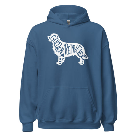 Golden Retriever [Field] | Silhouette | Unisex Heavy Blend Hoodie