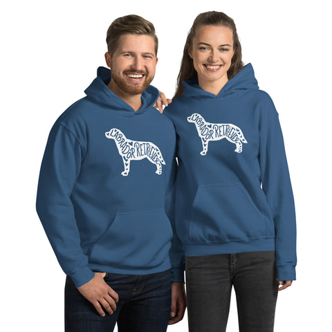 Labrador Retriever | Silhouette | Unisex Heavy Blend Hoodie