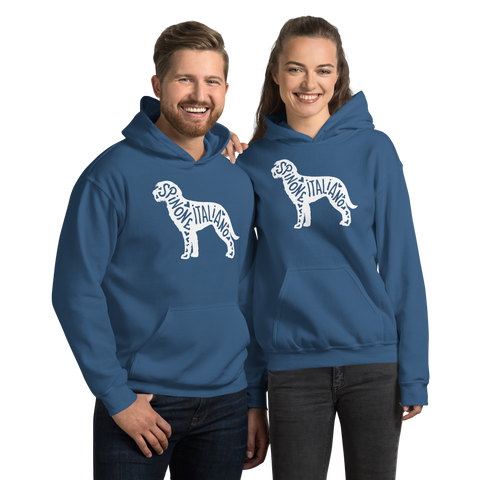 Spinone Italiano | Silhouette | Unisex Heavy Blend Hoodie