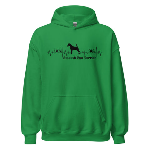 Smooth Fox Terrier | Heartbeat | Unisex Heavy Blend Hoodie