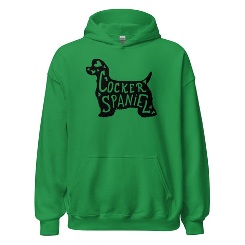 American Cocker Spaniel | Silhouette | Unisex Heavy Blend Hoodie