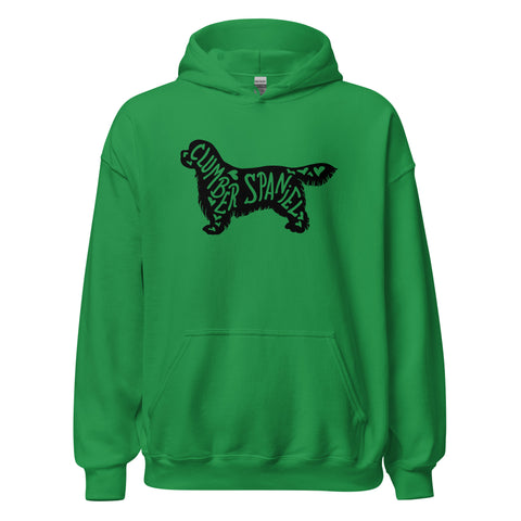 Clumber Spaniel | Silhouette | Unisex Heavy Blend Hoodie