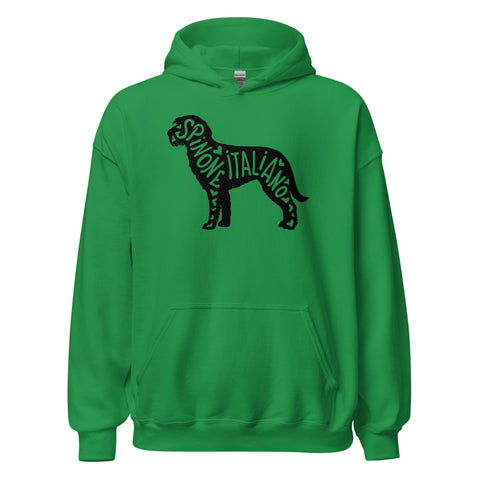 Spinone Italiano | Silhouette | Unisex Heavy Blend Hoodie