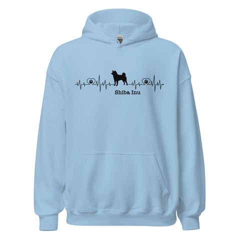 Shiba Inu | Heartbeat | Unisex Heavy Blend Hoodie