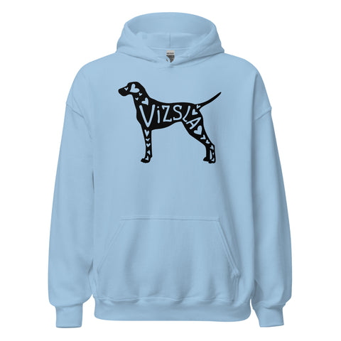 Vizsla | Silhouette | Unisex Heavy Blend Hoodie