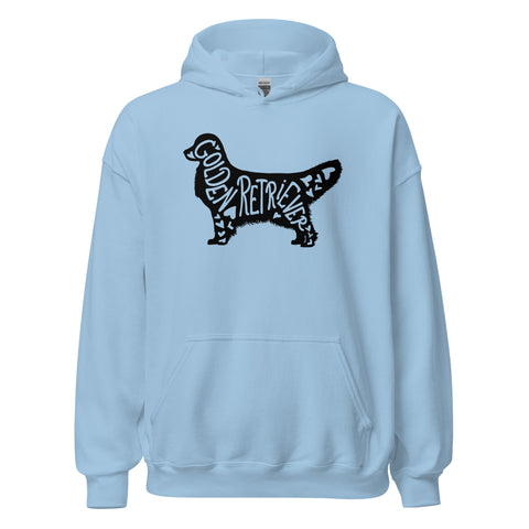 Golden Retriever [Show] | Silhouette | Unisex Heavy Blend Hoodie