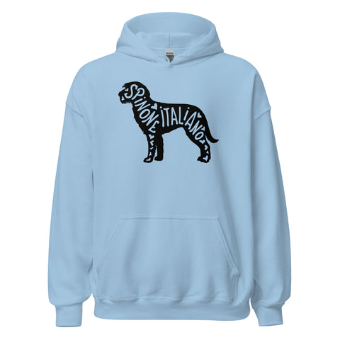 Spinone Italiano | Silhouette | Unisex Heavy Blend Hoodie