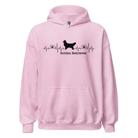 Golden Retriever [Show] | Heartbeat | Unisex Heavy Blend Hoodie