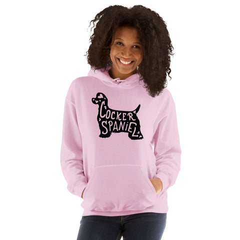 American Cocker Spaniel | Silhouette | Unisex Heavy Blend Hoodie