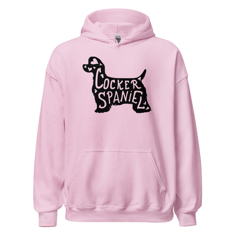 American Cocker Spaniel | Silhouette | Unisex Heavy Blend Hoodie