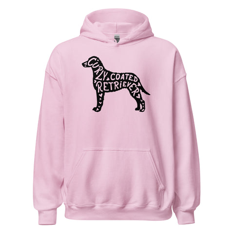 Curly-Coated Retriever | Silhouette | Unisex Heavy Blend Hoodie