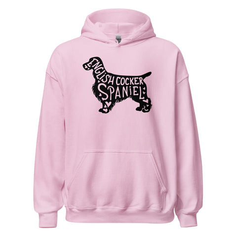 English Cocker Spaniel | Silhouette | Unisex Heavy Blend Hoodie