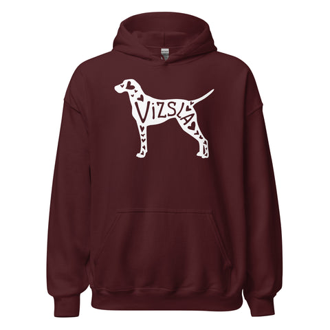 Vizsla | Silhouette | Unisex Heavy Blend Hoodie