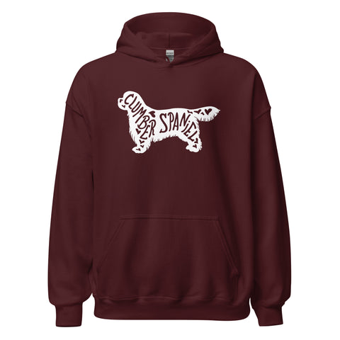 Clumber Spaniel | Silhouette | Unisex Heavy Blend Hoodie