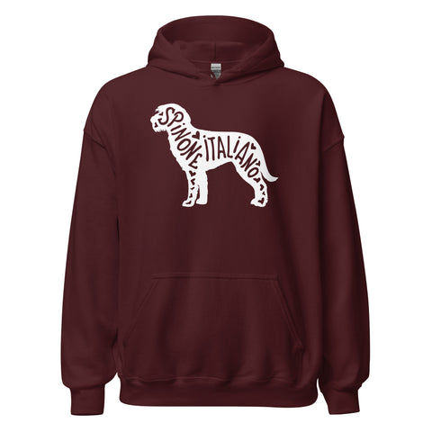 Spinone Italiano | Silhouette | Unisex Heavy Blend Hoodie