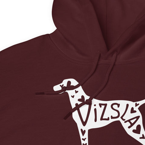 Vizsla | Silhouette | Unisex Heavy Blend Hoodie