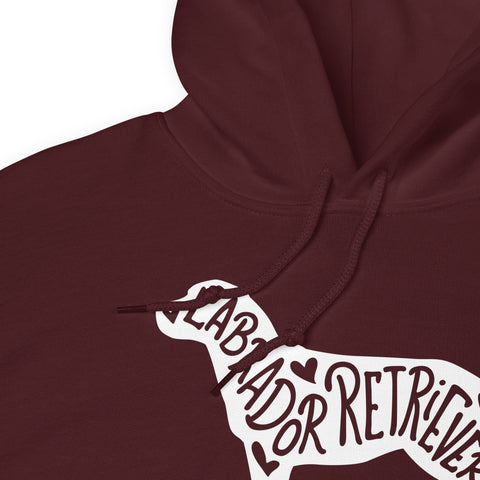 Labrador Retriever | Silhouette | Unisex Heavy Blend Hoodie