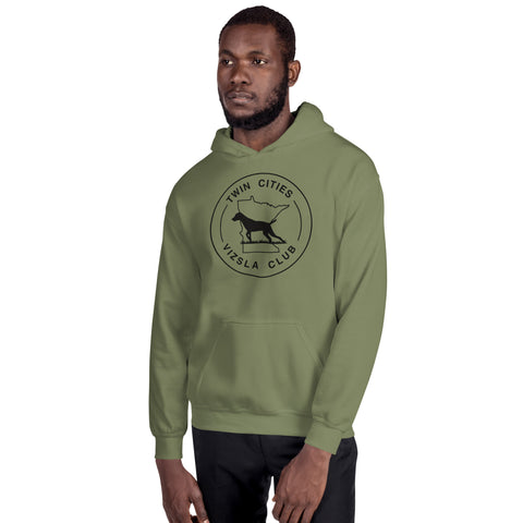 Twin Cities Vizsla Club | Unisex Heavy Blend Hoodie | Large Logo