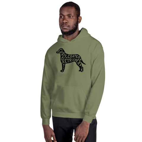 Curly-Coated Retriever | Silhouette | Unisex Heavy Blend Hoodie