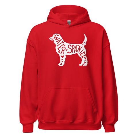 American Water Spaniel | Silhouette | Unisex Heavy Blend Hoodie