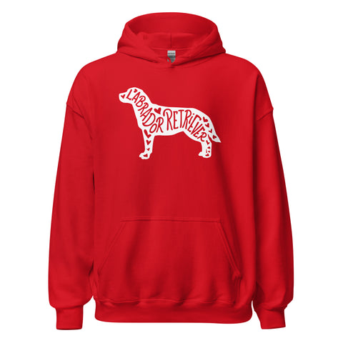 Labrador Retriever | Silhouette | Unisex Heavy Blend Hoodie