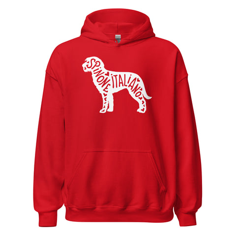 Spinone Italiano | Silhouette | Unisex Heavy Blend Hoodie