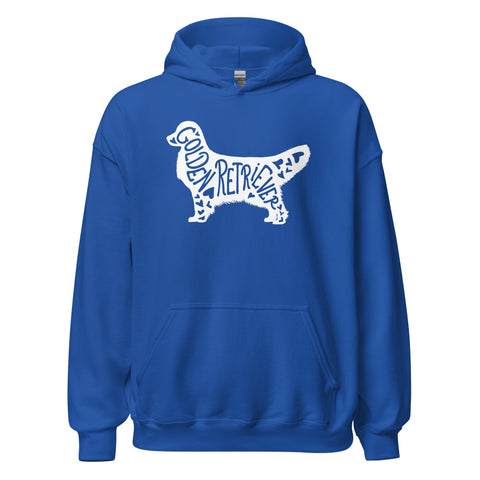 Golden Retriever [Show] | Silhouette | Unisex Heavy Blend Hoodie