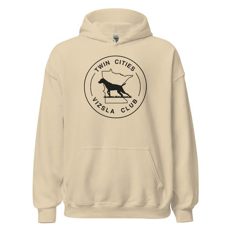 Twin Cities Vizsla Club | Unisex Heavy Blend Hoodie | Large Logo