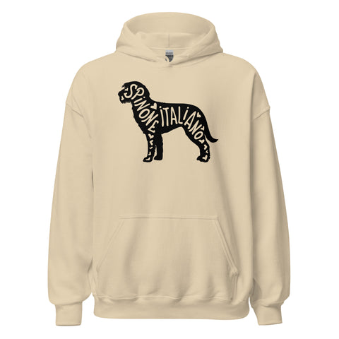 Spinone Italiano | Silhouette | Unisex Heavy Blend Hoodie