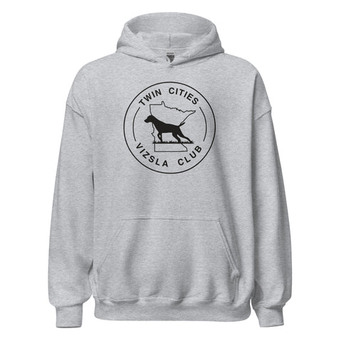 Twin Cities Vizsla Club | Unisex Heavy Blend Hoodie | Large Logo