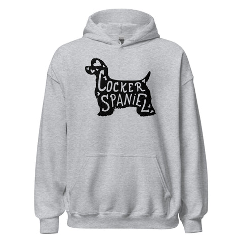 American Cocker Spaniel | Silhouette | Unisex Heavy Blend Hoodie