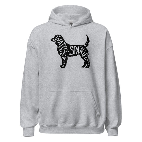 American Water Spaniel | Silhouette | Unisex Heavy Blend Hoodie