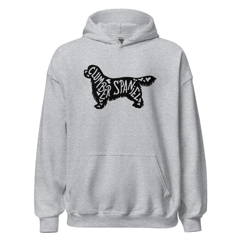 Clumber Spaniel | Silhouette | Unisex Heavy Blend Hoodie