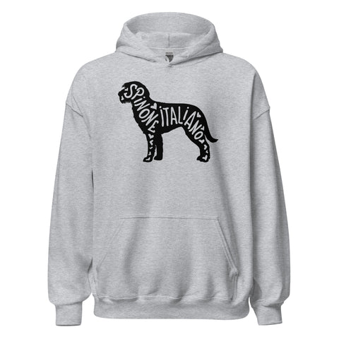 Spinone Italiano | Silhouette | Unisex Heavy Blend Hoodie