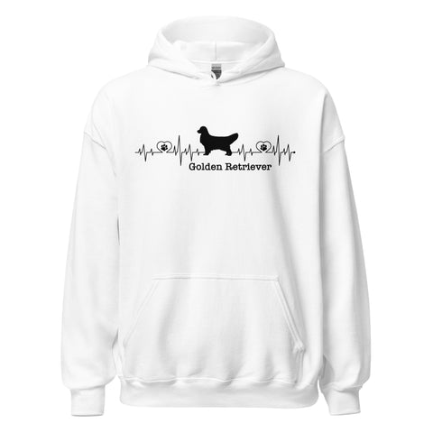 Golden Retriever [Show] | Heartbeat | Unisex Heavy Blend Hoodie