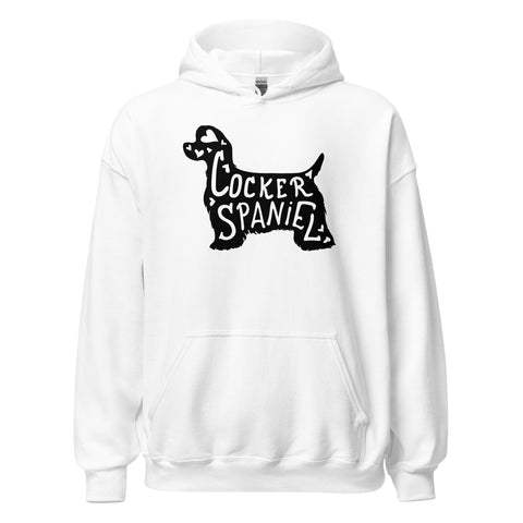 American Cocker Spaniel | Silhouette | Unisex Heavy Blend Hoodie