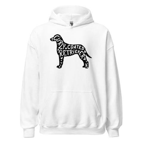 Curly-Coated Retriever | Silhouette | Unisex Heavy Blend Hoodie