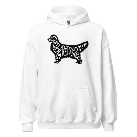 Golden Retriever [Show] | Silhouette | Unisex Heavy Blend Hoodie