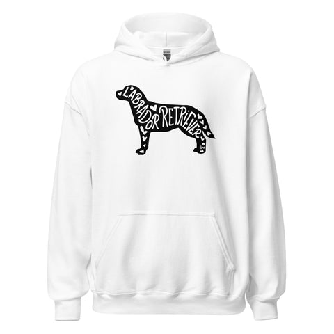 Labrador Retriever | Silhouette | Unisex Heavy Blend Hoodie