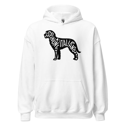 Spinone Italiano | Silhouette | Unisex Heavy Blend Hoodie