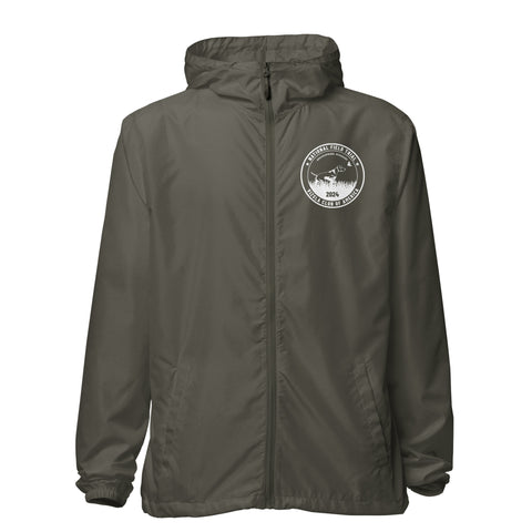 Vizsla Club of America | NFT 2024 | Unisex Lightweight Zip Up Windbreaker