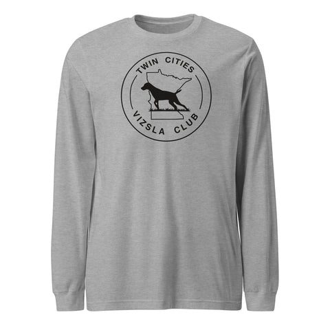 Twin Cities Vizsla Club | Unisex Long Sleeve Tee | Large Logo