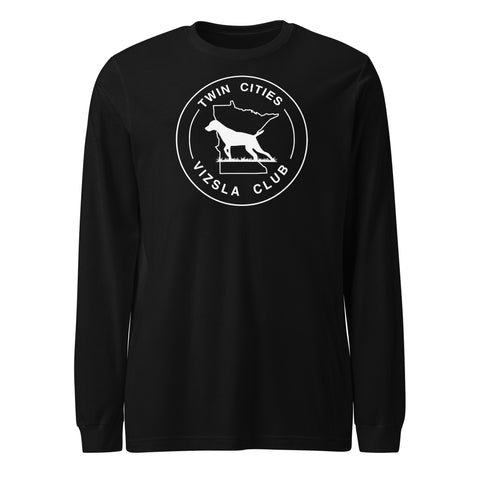 Twin Cities Vizsla Club | Unisex Long Sleeve Tee | Large Logo