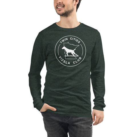 Twin Cities Vizsla Club | Unisex Long Sleeve Tee | Large Logo