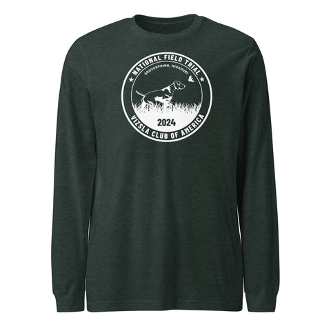 Vizsla Club of America | NFT 2024 | Unisex Long Sleeve Tee | Large Logo