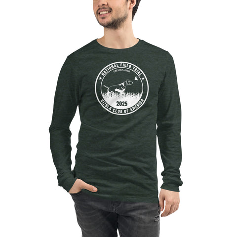 Vizsla Club of America | NFT 2025 | Unisex Long Sleeve Tee | Large Logo