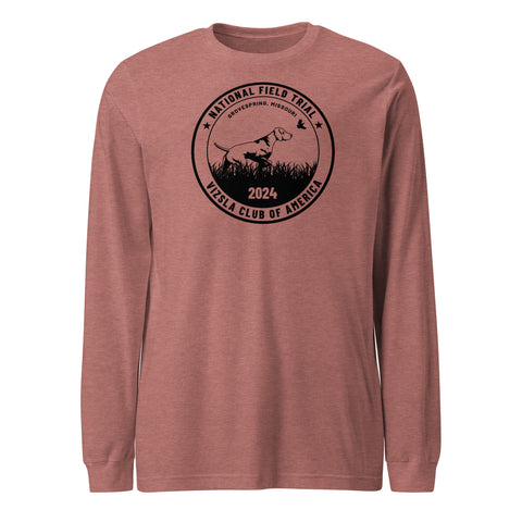 Vizsla Club of America | NFT 2024 | Unisex Long Sleeve Tee | Large Logo