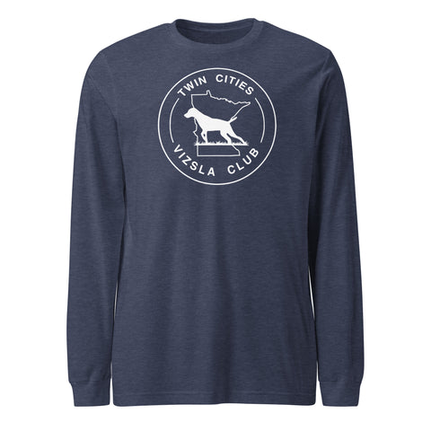 Twin Cities Vizsla Club | Unisex Long Sleeve Tee | Large Logo